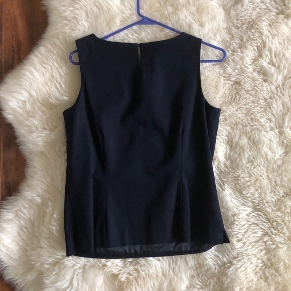 RSVP Talbots Faille Sequin Beaded Jewel Insect Top - Picture 7 of 10